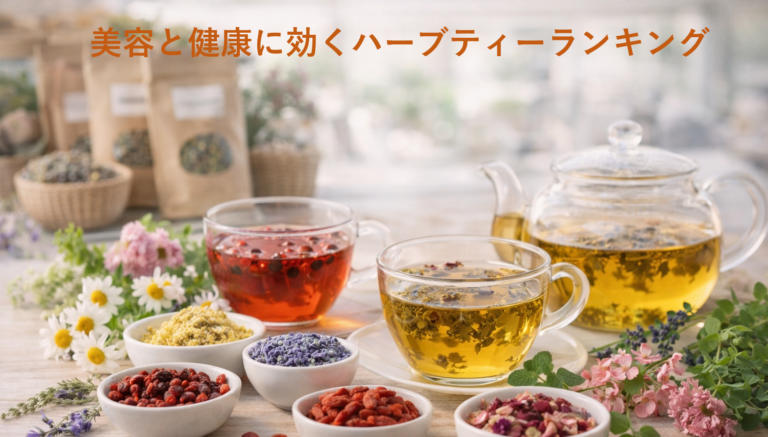 美容と健康に効くハーブティーランキング｜人気ブランドを徹底比較